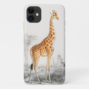 Case-Mate iPhone Case Illustration de girafe Art imprimé vintage