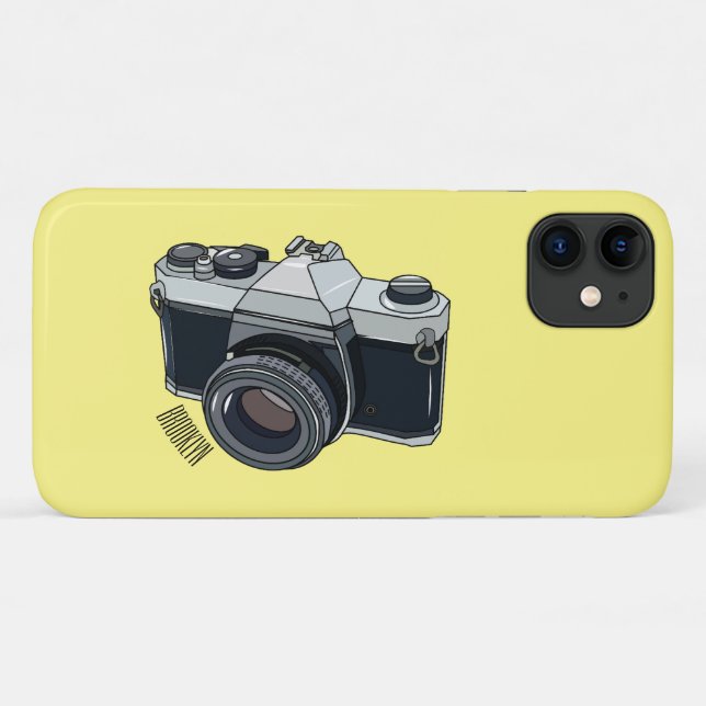 Coques Case-Mate iPhone Illustration de la caméra (Dos (Horizontal))