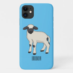 Case-Mate iPhone Case Illustration de la caricature de mouton Valais Bla