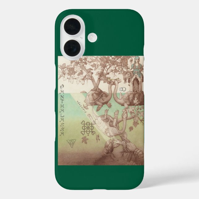 Coques Case-Mate iPhone Illustration de la nature de l'Imaginaire des îles (Verso)