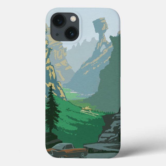 Coques Case-Mate iPhone Illustration de la vallée V-6 (Verso)