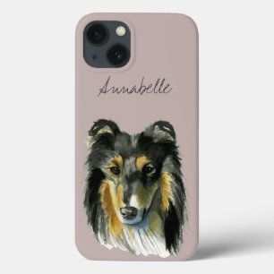 Etui iPhone Case-Mate Illustration de l'aquarelle Collie Dog