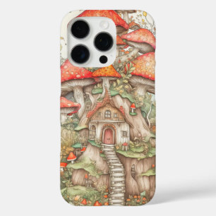 Coques iPhone 16 Pro Illustration de l'habillage du champignon créatif