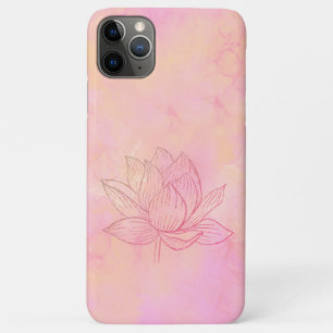 Case-Mate iPhone Case Illustration de lotus élégant rose clair