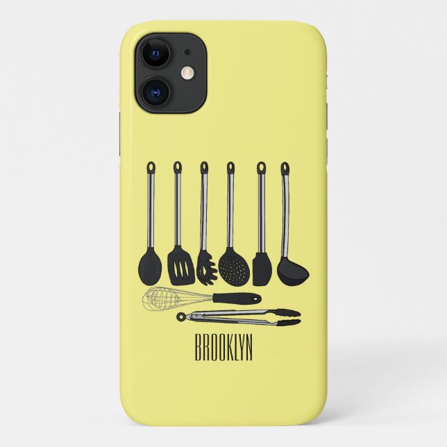 Coques Case-Mate iPhone Illustration de l'ustensile de cuisine (Dos)