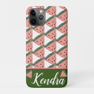 Case-Mate iPhone Case Illustration de monogramme de pastèque d'été
