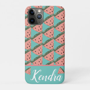 Case-Mate iPhone Case Illustration de monogramme de pastèque d'été
