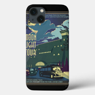 iPhone 13 Case Illustration de Moon Light Tour
