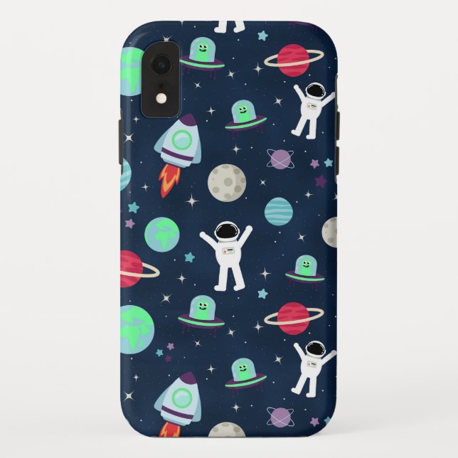 Coques Case-Mate iPhone Illustration de motif spatial (Dos)