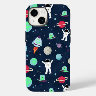 Coque Pour iPhone 14 illustration de motif spatial