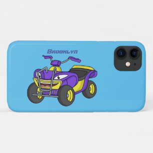 Case-Mate iPhone Case Illustration de moto Purple Quad
