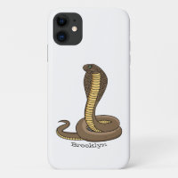 Illustration de serpent à cobra Brown