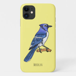 Case-Mate iPhone Case Illustration d'oiseau de jay bleu