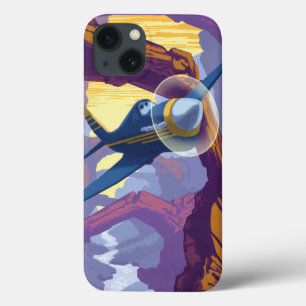 Etui iPhone 13 Illustration du canyon Augerin