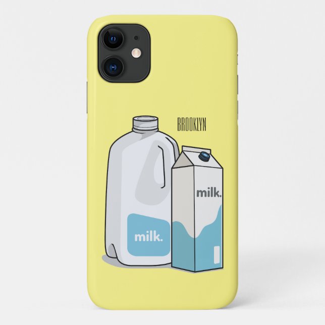 Coques Case-Mate iPhone Illustration du lait (Dos)
