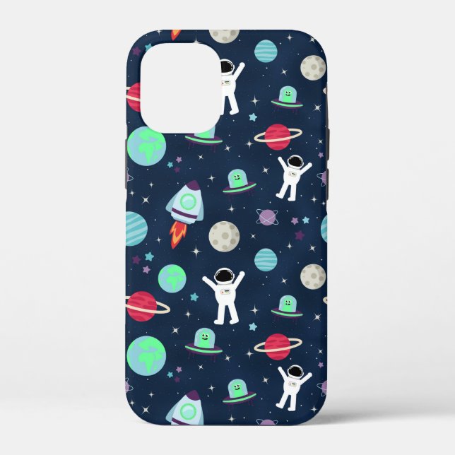 Coques Case-Mate iPhone Illustration du Motif spatial (Verso)