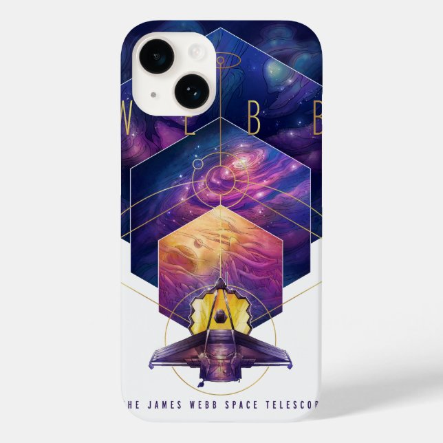 Coques Case-Mate iPhone Illustration du télescope spatial James-Webb (Verso)