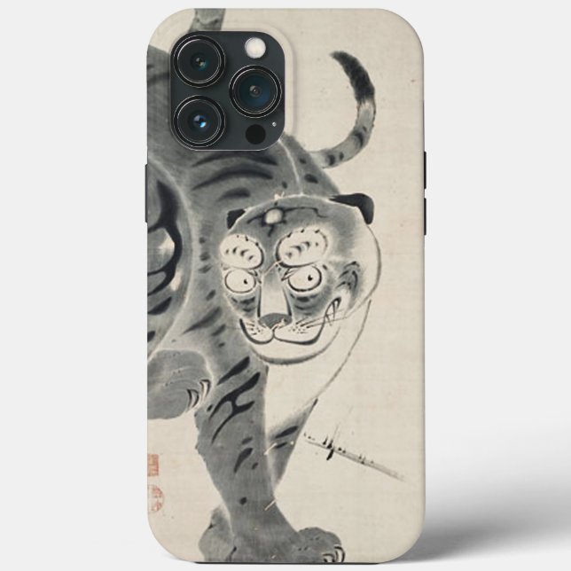Coques Case-Mate iPhone Illustration du tigre par Ito Jakuchu (Verso)