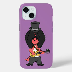 Coque Pour iPhone 15 Illustration D'Un Allosaurus Habillé En Étoile Roc
