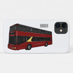 Case-Mate iPhone Case Illustration d'un bus à deux étages