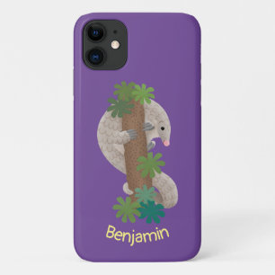 Case-Mate iPhone Case Illustration d'une anteure de pangolin mignonne
