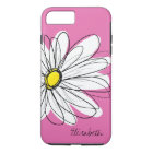 Illustration florale de marguerite tendance - jaun