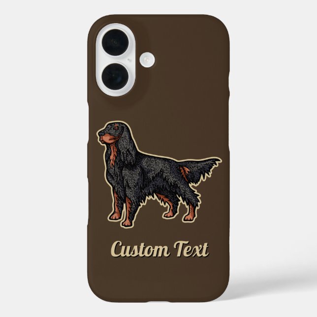 Coques Case-Mate iPhone Illustration Gordon Setter (Verso)