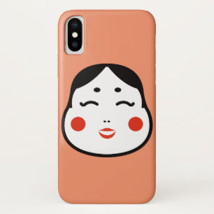 Case-Mate iPhone Case illustration japonaise de visage d'okame de bande