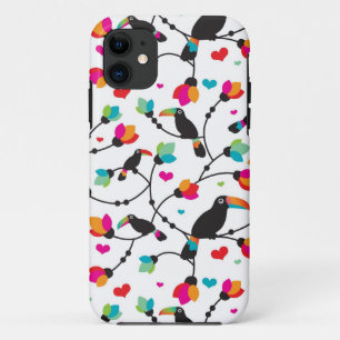 Coques Pour iPhone illustration tropicale d'oiseau mignon de toucan