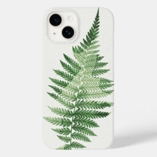 Coque Pour iPhone 14 Illustration végétale minimaliste de la fougère ve