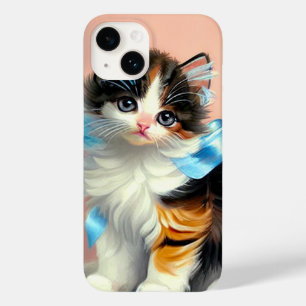Coque Pour iPhone 14 Illustration vintage Calico Kitten