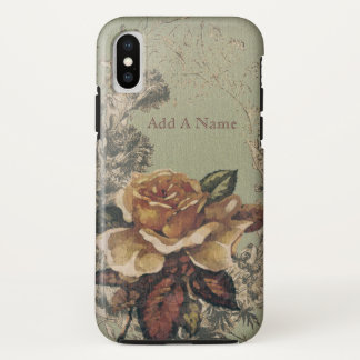 Coques Pour iPhone Illustration vintage rose d'antiquité