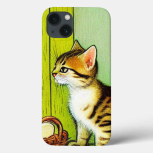 Case-Mate iPhone Case Illustration vintage Tabby Cat