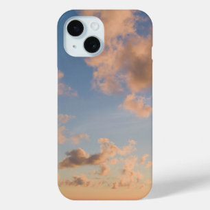 Coque Pour iPhone 15 Image aérienne du ciel coloré au lever du soleil
