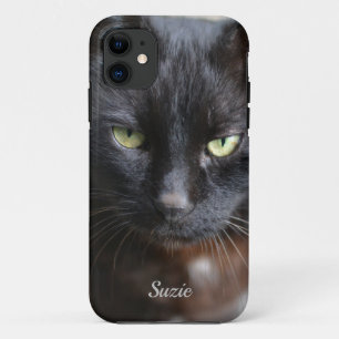 Case-Mate iPhone Case Image Amoureux des chats noire avec motivation