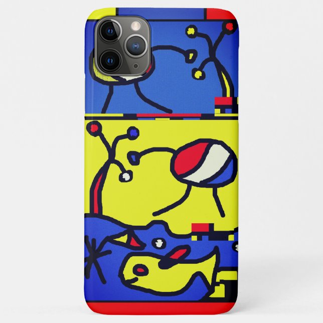 Coques Case-Mate iPhone Image avec art moderne poisson (Dos)