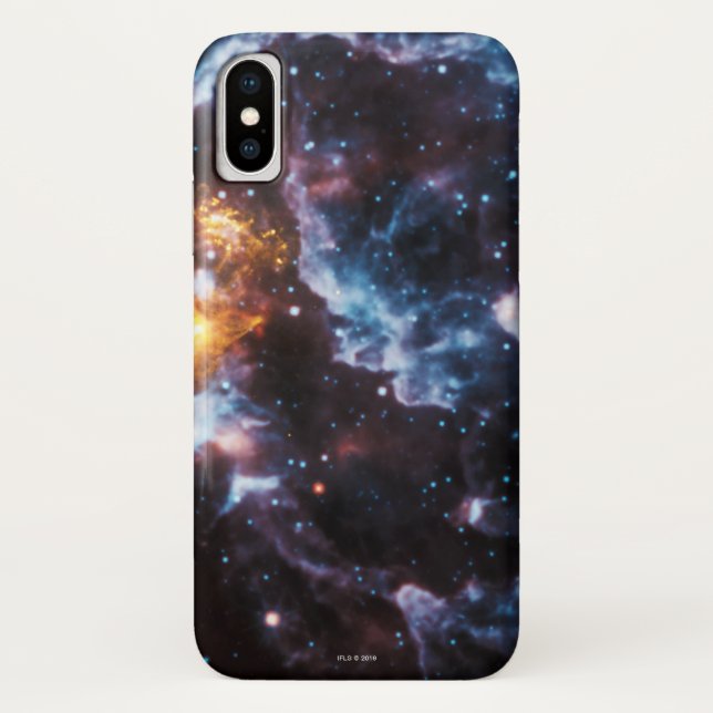 Coques Case-Mate iPhone Image de galaxie d'étoile neutron de pulsar (Dos)