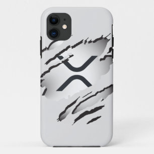 Case-Mate iPhone Case Image déchirée XRP avec révélation de logo sous