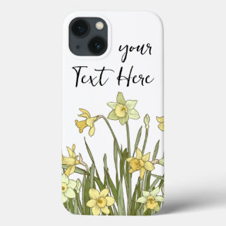 Case-Mate iPhone Case Image florale des jonquilles jaunes sur