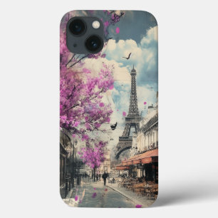 Case-Mate iPhone Case Image romantique de Paris avec la tour Eiffel