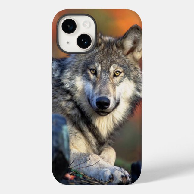 Coques Case-Mate iPhone Image Wolf (Verso)