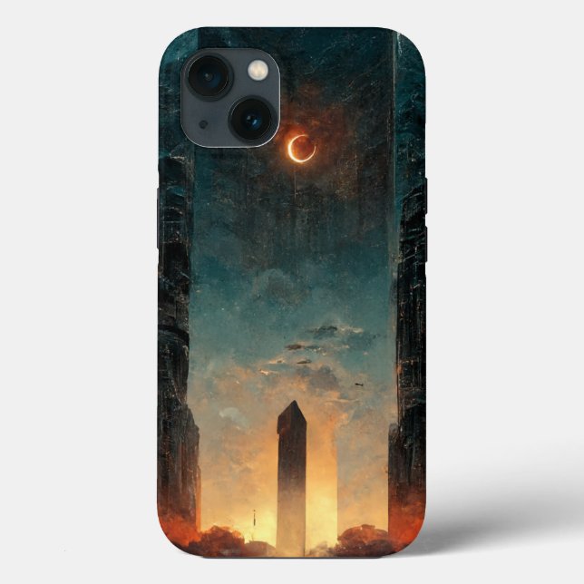 Coques Case-Mate iPhone Imaginaire Black Gate Sci-Fi Art (Verso)