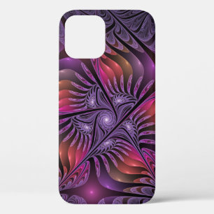 Case-Mate iPhone Case Imaginaire coloré Abstrait Trippy Violet Fractal