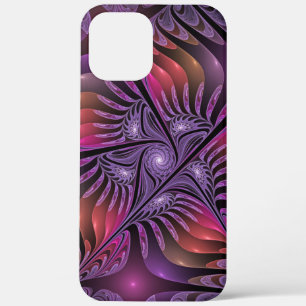 Case-Mate iPhone Case Imaginaire coloré Abstrait Trippy Violet Fractal