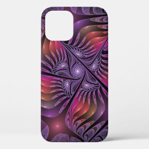 Case-Mate iPhone Case Imaginaire coloré Abstrait Trippy Violet Fractal