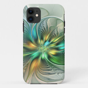 Case-Mate iPhone Case Imaginaire coloré Moderne Fleur Abstraite Fractale