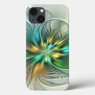 Case-Mate iPhone Case Imaginaire coloré Moderne Fleur Abstraite Fractale