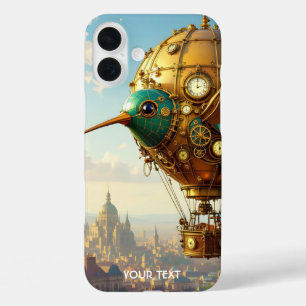 Coques iPhone 16 Plus Imaginaire Cute Steampunk Bird Sky