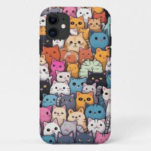 Case-Mate iPhone Case Imaginaire Feline : Cute Anime Cats Galore