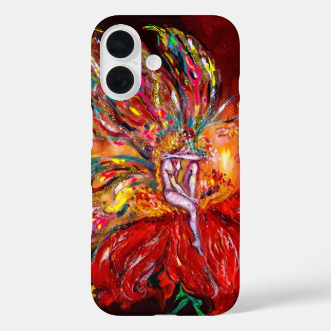 COQUES Case-Mate iPhone IMAGINAIRE FLEURS ROUGES (Verso)